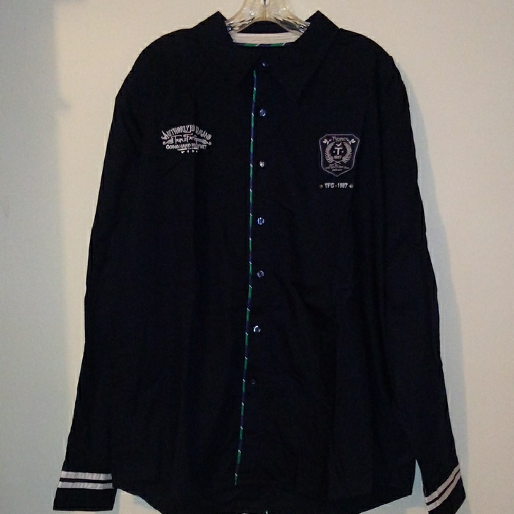 Triple F.A.T. Goose Button up-NWT 2XL